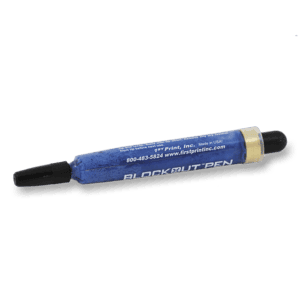 Blue Blockout Pen – Pinhole & Touch-Up Pen for Water-Based Screen Printing