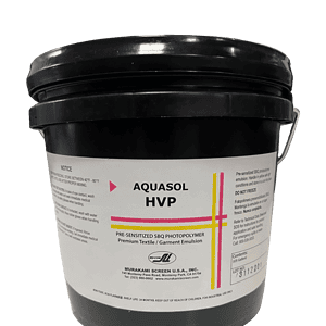 Murakami Aquasol HVP Pink Emulsion - High-Viscosity Photopolymer Screen Printing Emulsion for Water-Based, Discharge & Plastisol Inks