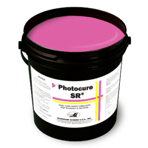Murakami Photocure SR Screen Printing Emulsion - High-Resolution Photopolymer Emulsion for Solvent, UV & Plastisol Inks