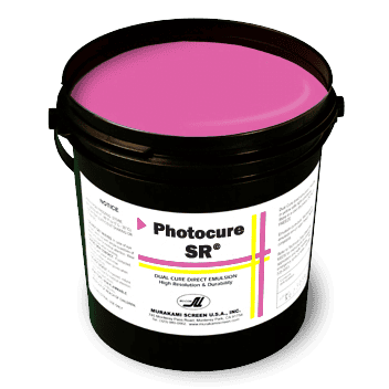 Murakami Photocure SR Screen Printing Emulsion - High-Resolution Photopolymer Emulsion for Solvent, UV & Plastisol Inks
