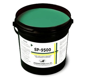 Murakami SP 9500 Dual Cure Screen Printing Emulsion - High-Durability Dual Cure Emulsion for UV, Solvent & Plastisol Inks