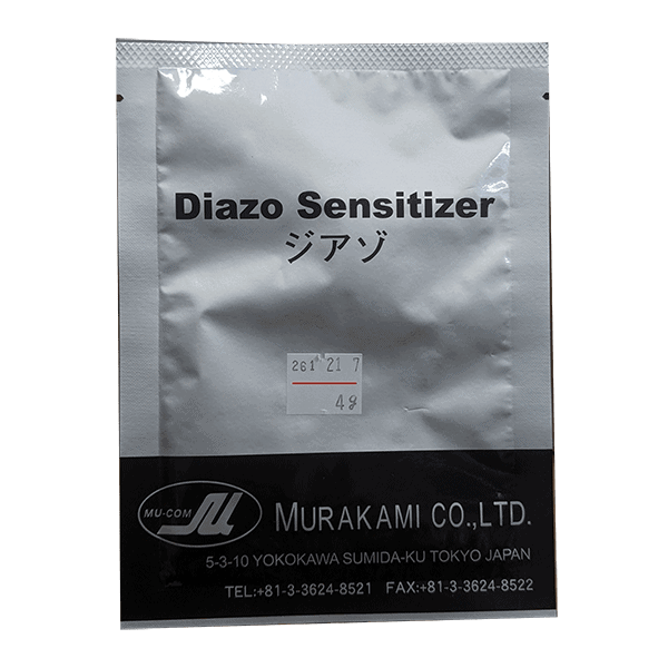 Murakami Diazo Sensitizer – 4 Gram Packet Diazo Sensitizer for Screen Printing Emulsions