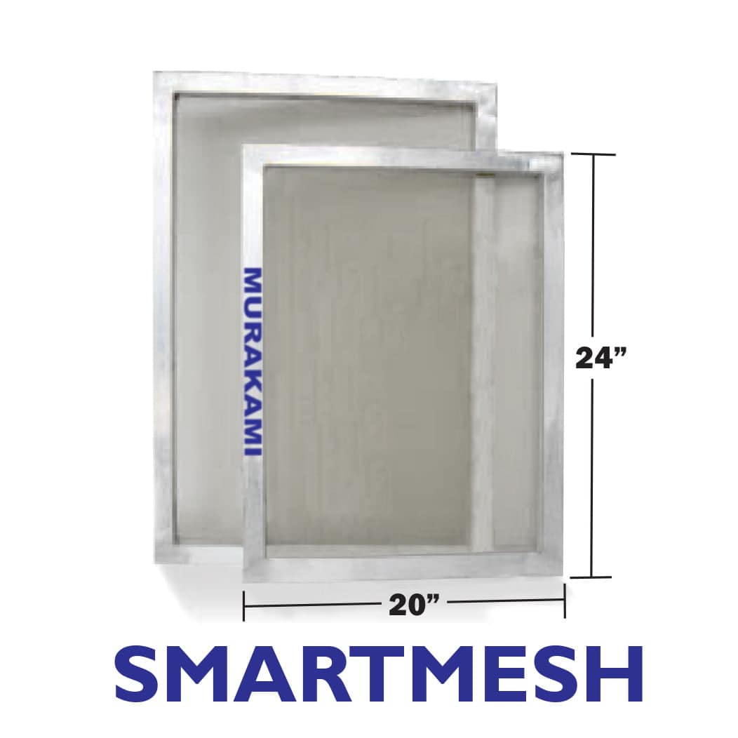 Murakami 20"x24” 135/48 S Mesh White Aluminum PreStretched Screen (10 Pack)