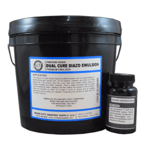 Printers Choice Dual Cure Pink Screen Printing Emulsion - Versatile Dual Cure Emulsion for Water-Based, Discharge & Plastisol Inks