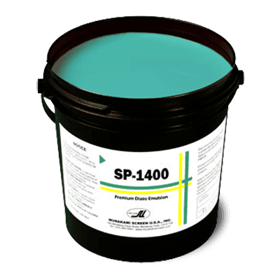 Murakami SP 1400 Diazo Screen Printing Emulsion - Durable, High-Resolution Emulsion for Water-Based, Discharge, HSA & Plastisol Inks