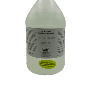 Murakami MS Emulsion Reclaimable Hardener – Post-Exposure Stencil Hardener for Screen Printing