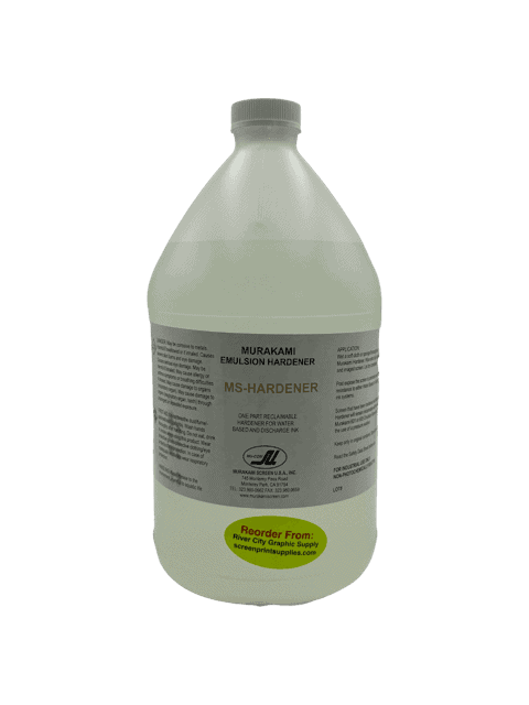 Murakami MS Emulsion Reclaimable Hardener – Post-Exposure Stencil Hardener for Screen Printing
