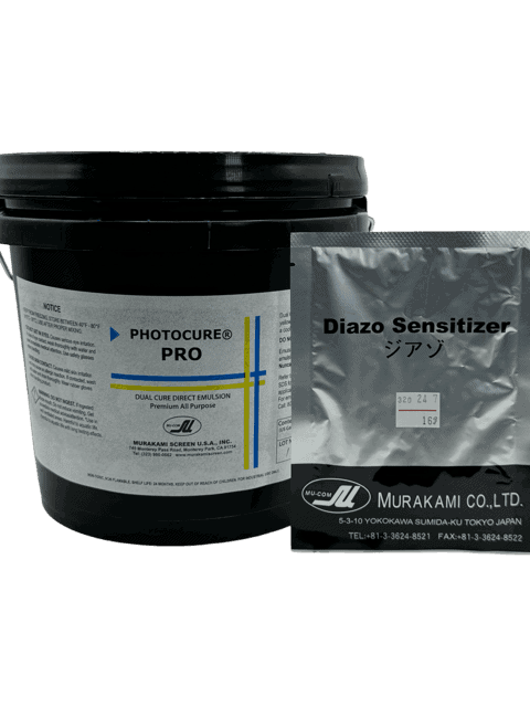 Murakami Photocure Pro Emulsion - Versatile Dual-Cure Emulsion for Water-Based, Discharge, Solvent & Plastisol Inks