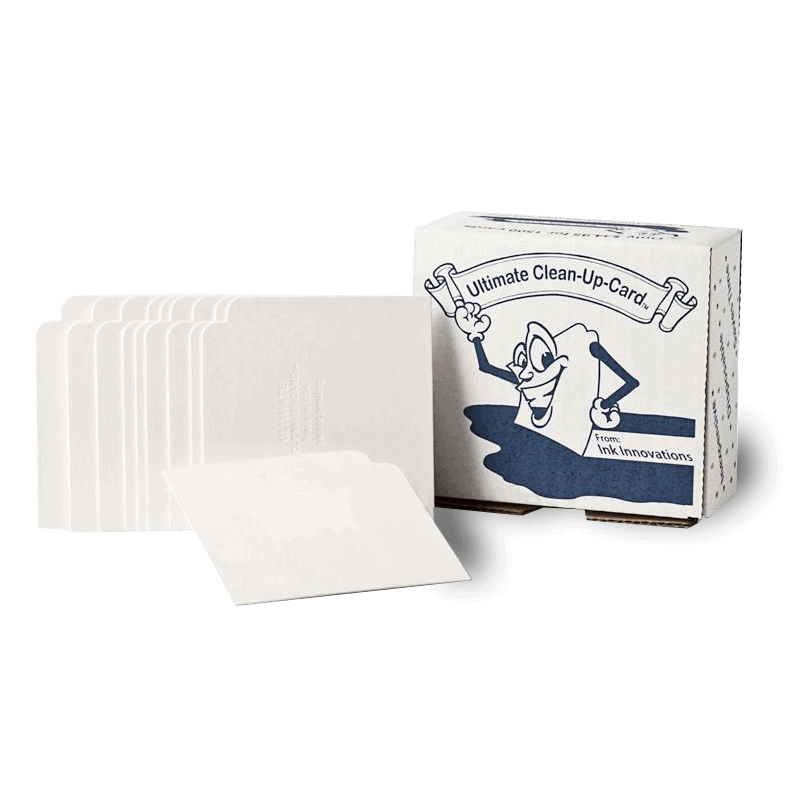 The Ultimate Clean Up Cards – Reusable Screen Printing Cleanup Tool for Ink & Emulsion Removal