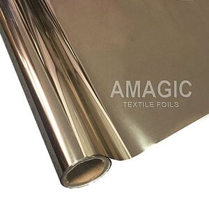 AMagic HJ Antique Gold Heat Transfer Foil - Create Shiny Metallic Designs