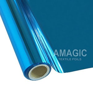 AMagic B3 Blue Heat Transfer Foil - Create Shiny Metallic Designs