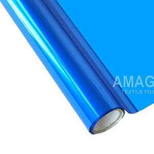 AMagic BC Royal Blue Heat Transfer Foil - Create Shiny Metallic Designs
