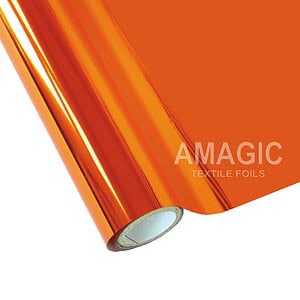 AMagic EB Orange Heat Transfer Foil - Create Shiny Metallic Designs