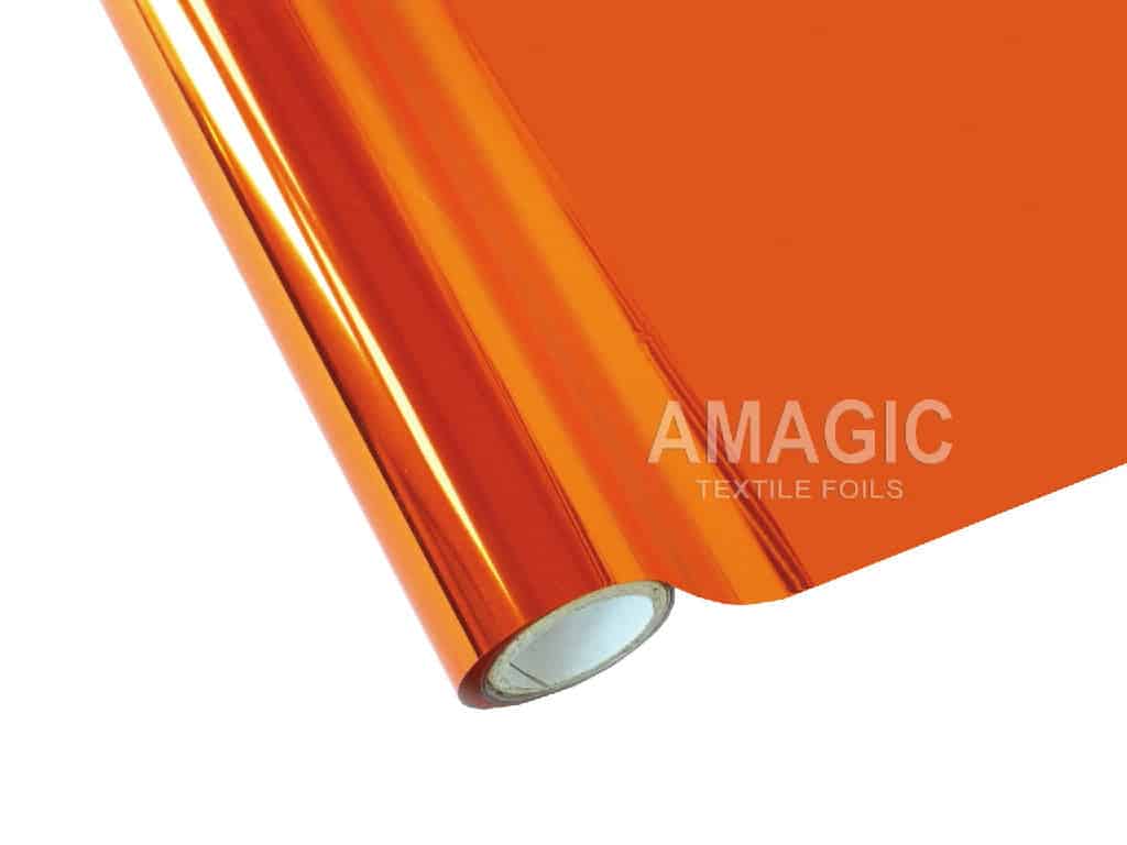 AMagic EB Orange Heat Transfer Foil - Create Shiny Metallic Designs