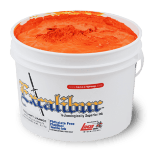Excalibur 500 Bright Orange Plastisol Ink – Bold, Vivid Color for Screen Printing - Quart