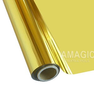 AMagic HC Bright Gold Heat Transfer Foil - Create Shiny Metallic Designs