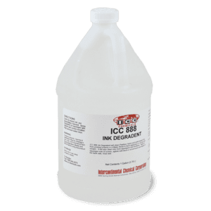 ICC 888 Economical Ink Degradent – Cost-Effective Plastisol Ink Remover for Screen Printers
