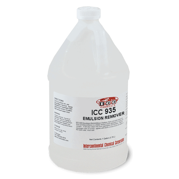ICC 935 Ready-To-Use Emulsion Remover – Fast, Reliable Total Screen Reclaim