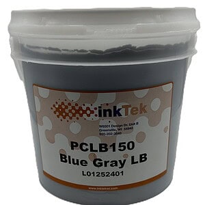 InkTek 150 Blue Gray Plastisol Ink - Low Cure Formula for Optimal Screen Printing