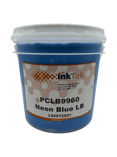 Inktek Neon Blue Plastisol Ink