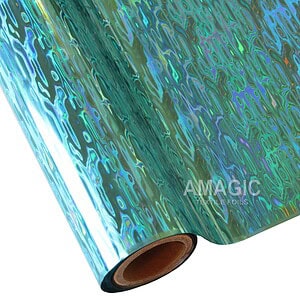 AMagic Holographic B0K114 Waterfall Heat Transfer Foil