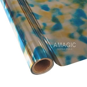 AMagic Specialty B3AL01 Tie Dye Heat Transfer Foil - Create Shiny Metallic Designs