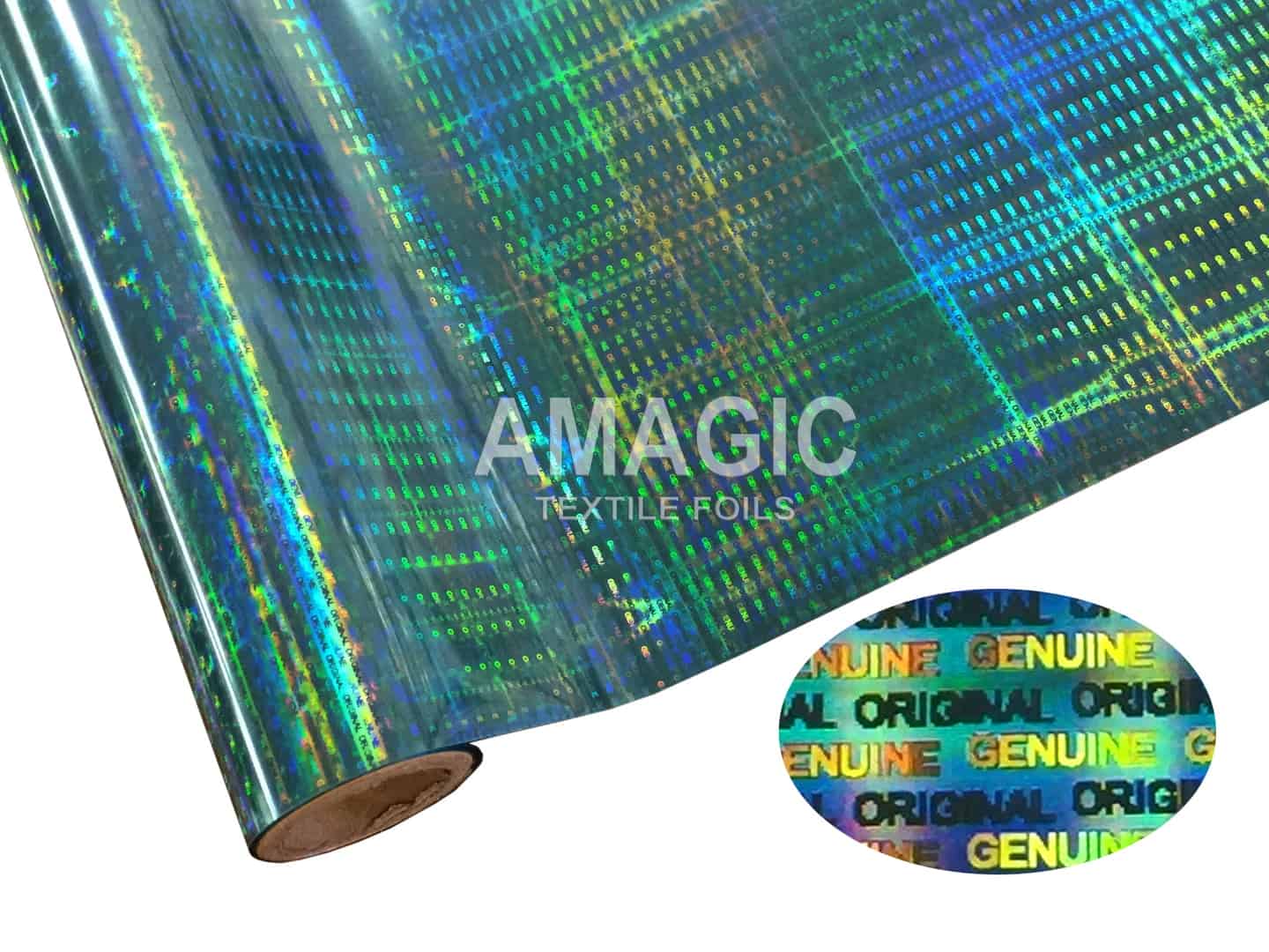 AMagic Holographic BFK197 Genuine Original Heat Transfer Foil - Create Shiny Metallic Designs