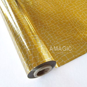 AMagic Specialty G0AG01 Cobblestone Heat Transfer Foil - Create Shiny Metallic Designs