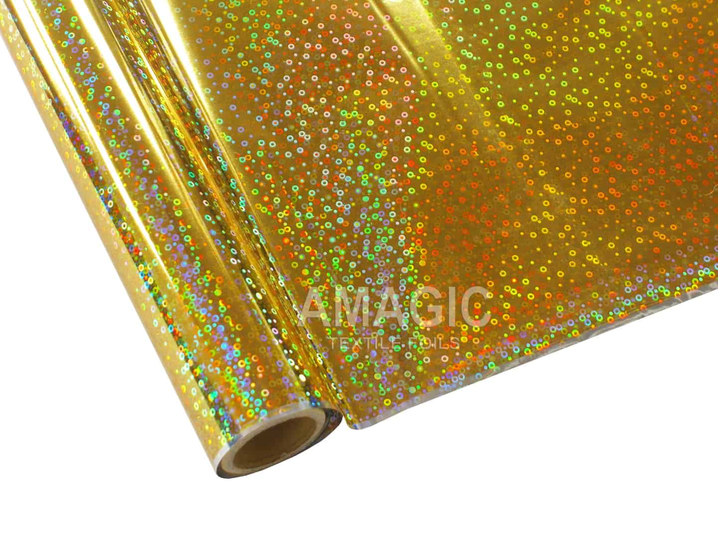AMagic Holographic G0HP65 Sequins Heat Transfer Foil - Create Shiny Metallic Designs