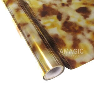 AMagic Specialty G0AL01 Tie Dye Heat Transfer Foil - Create Shiny Metallic Designs
