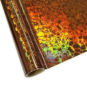AMagic Holographic H3K101 Pebbles Heat Transfer Foil - Create Shiny Metallic Designs