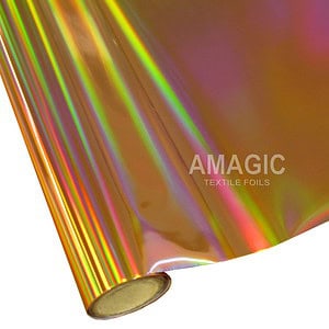 AMagic Holographic HAZP02 Holo Rainbow Heat Transfer Foil - Create Shiny Metallic Designs
