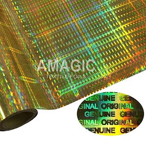 AMagic Holographic HCK197 Genuine Original Heat Transfer Foil - Create Shiny Metallic Designs