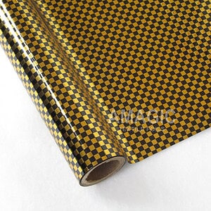 AMagic Specialty K0AJ01 Grand Prix Heat Transfer Foil - Create Shiny Metallic Designs