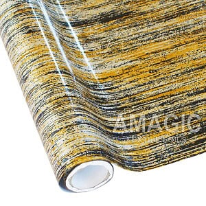 AMagic Specialty KAAE01 Striations Heat Transfer Foil - Create Shiny Metallic Designs