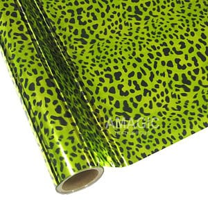 AMagic Specialty NAAK01 Leopard Heat Transfer Foil - Create Shiny Metallic Designs