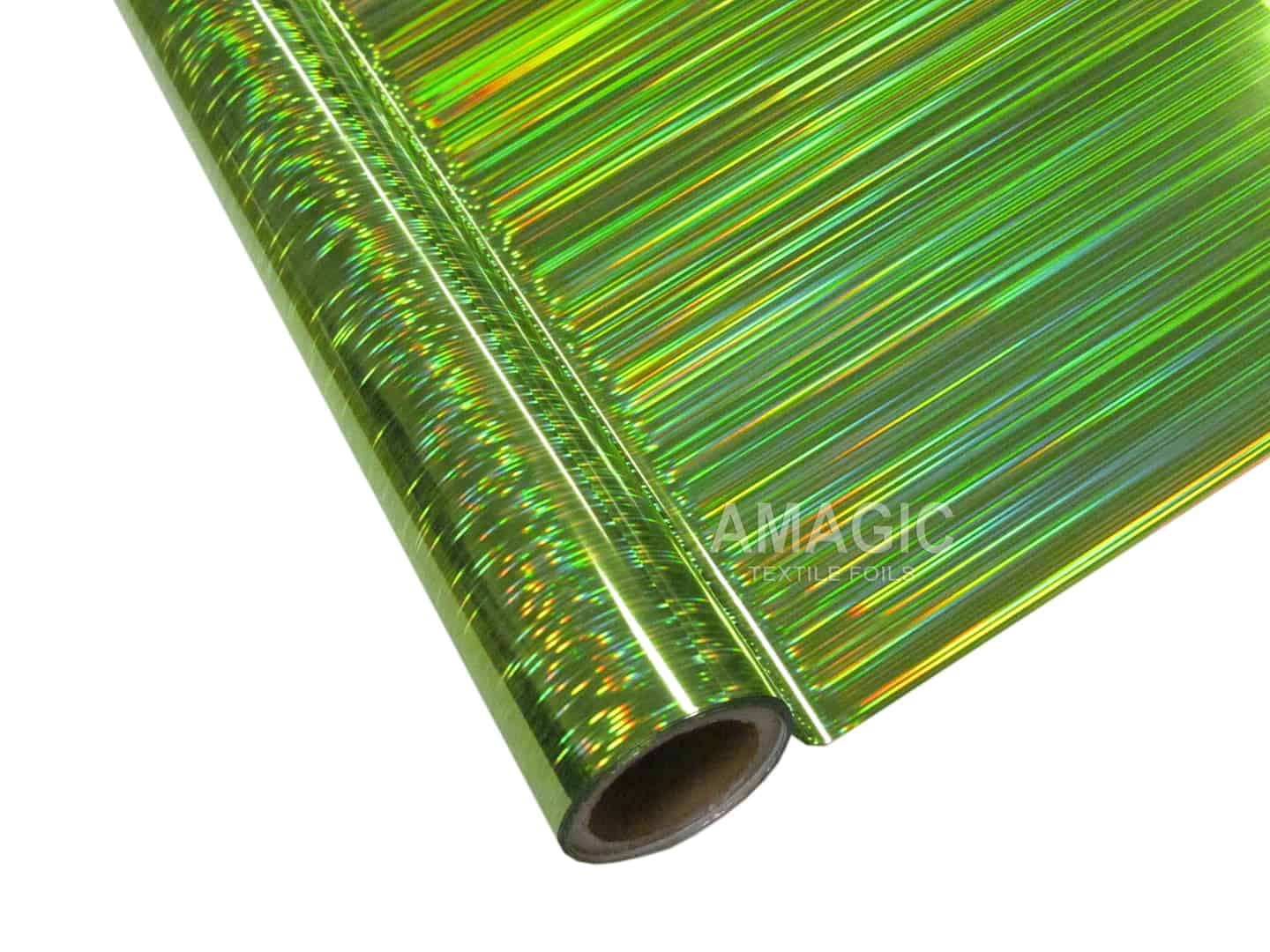 AMagic Holographic NAK271 Lines Heat Transfer Foil - Create Shiny Metallic Designs