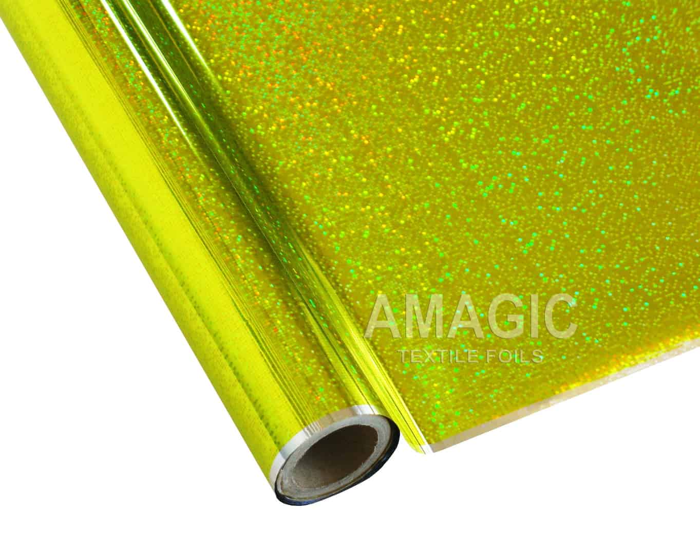 AMagic Holographic NCKP24 Champagne Heat Transfer Foil - Create Shiny Metallic Designs
