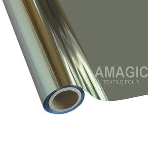 AMagic SC Nickel Heat Transfer Foil - Create Shiny Metallic Designs