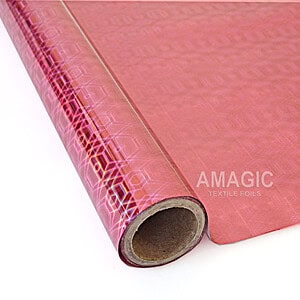 AMagic P0KP38 Hexagon Glitter Heat Transfer Foil - Create Shiny Metallic Designs