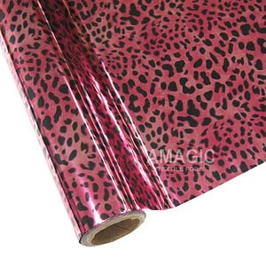 AMagic Specialty P1AK01 Leopard Heat Transfer Foil - Create Shiny Metallic Designs