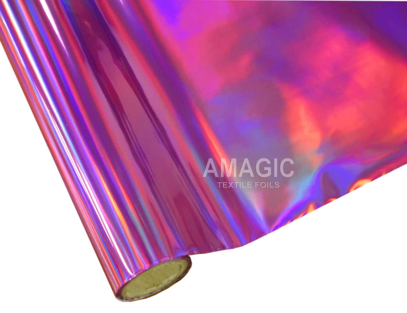 AMagic Holographic PGZP02 Holo Rainbow Heat Transfer Foil - Create Shiny Metallic Designs