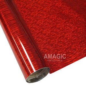 AMagic Holographic R0K219 Weave Heat Transfer Foil - Create Shiny Metallic Designs