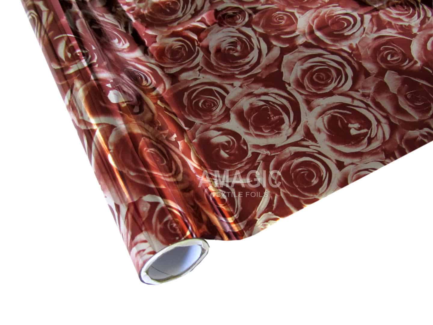 AMagic Specialty RAAD01 Roses Heat Transfer Foil - Create Shiny Metallic Designs