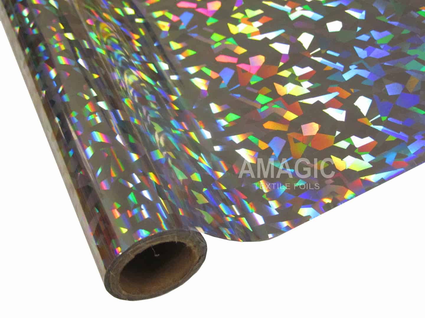 AMagic Holographic S0HP38 Cracked Ice Heat Transfer Foil - Create Shiny Metallic Designs