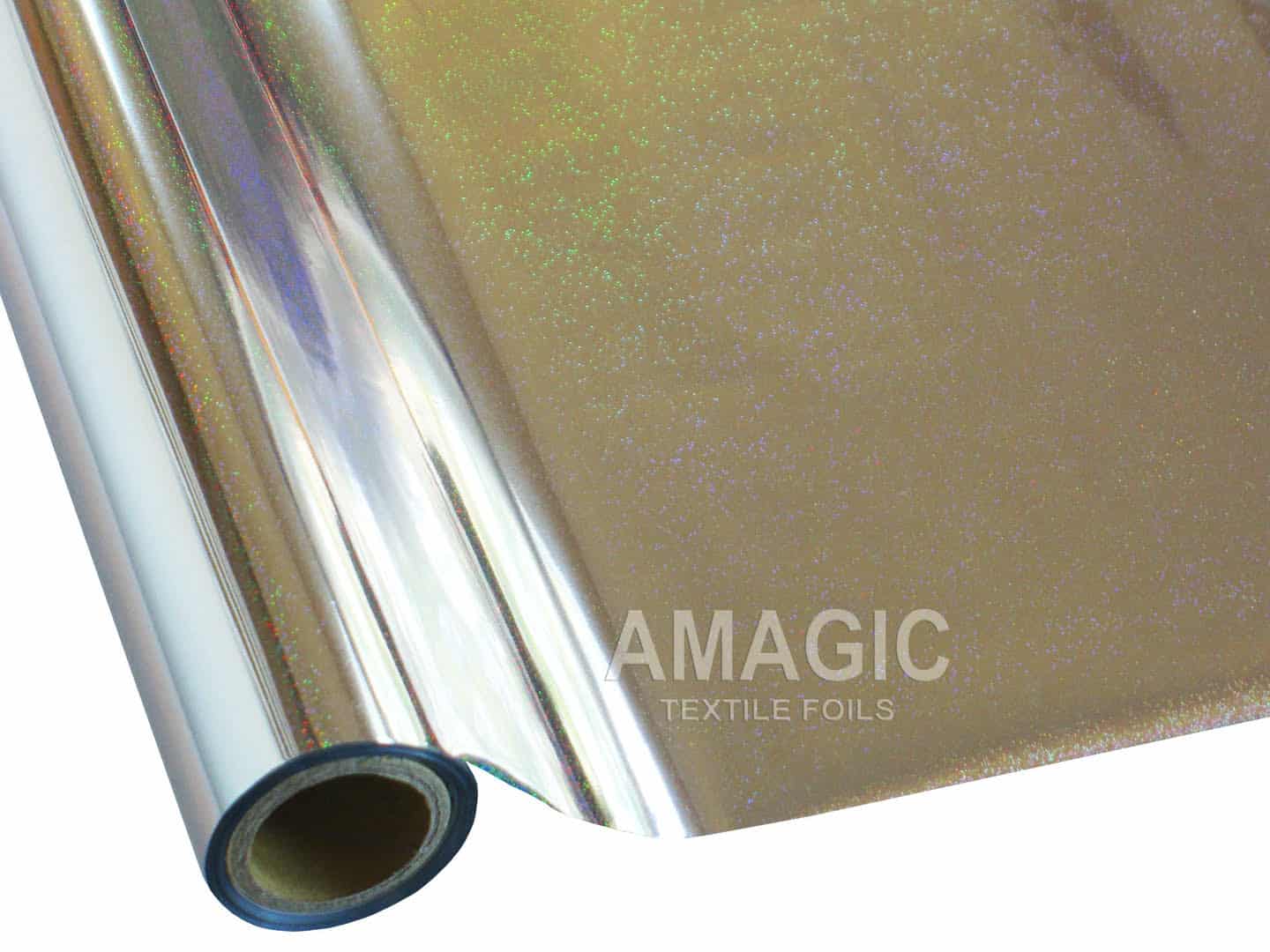 AMagic Holographic S0KP12 Pixie Dust Heat Transfer Foil - Create Shiny Metallic Designs