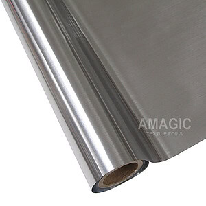AMagic Holographic S5BF66 Brushed Meta Heat Transfer Foil - Create Shiny Metallic Designs