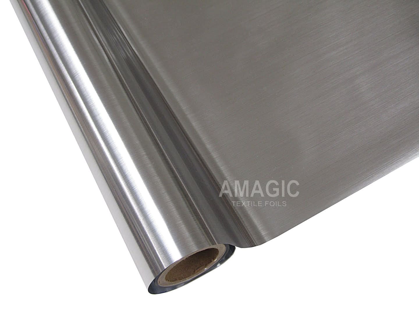 KLASER_S5BF66 AMagic Holographic S5BF66 Brushed Meta Heat Transfer Foil - Create Shiny Metallic Designs