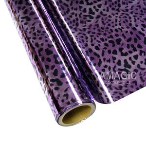 AMagic Specialty V2AK01 Leopard Heat Transfer Foil - Create Shiny Metallic Designs
