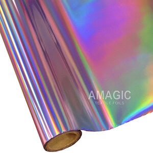 AMagic Holographic VBZP02 Holo Rainbow Heat Transfer Foil - Create Shiny Metallic Designs